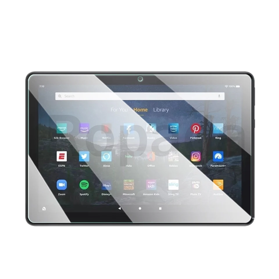 2P HD 10 2021  2 Pezzi Pellicola Protettiva In Vetro Temperato Antigraffio Hd Per Amazon Kindle Fire Hd 7~p134008196 - Foto 12