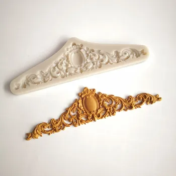 

Chocolate Fudge Silicone Mold Crown embossed cake lace decoration tool Sugarcraft Flower