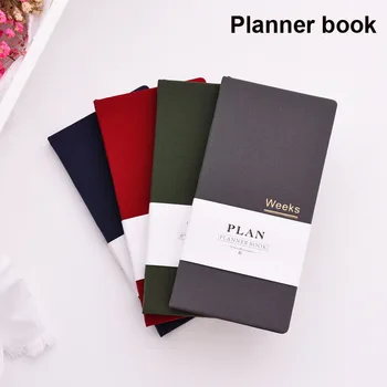 

Business Weekly Planner Notebook Agenda Journal Monthly Diary Weekly Plan Memo Handbook Gird Blank School Stationery