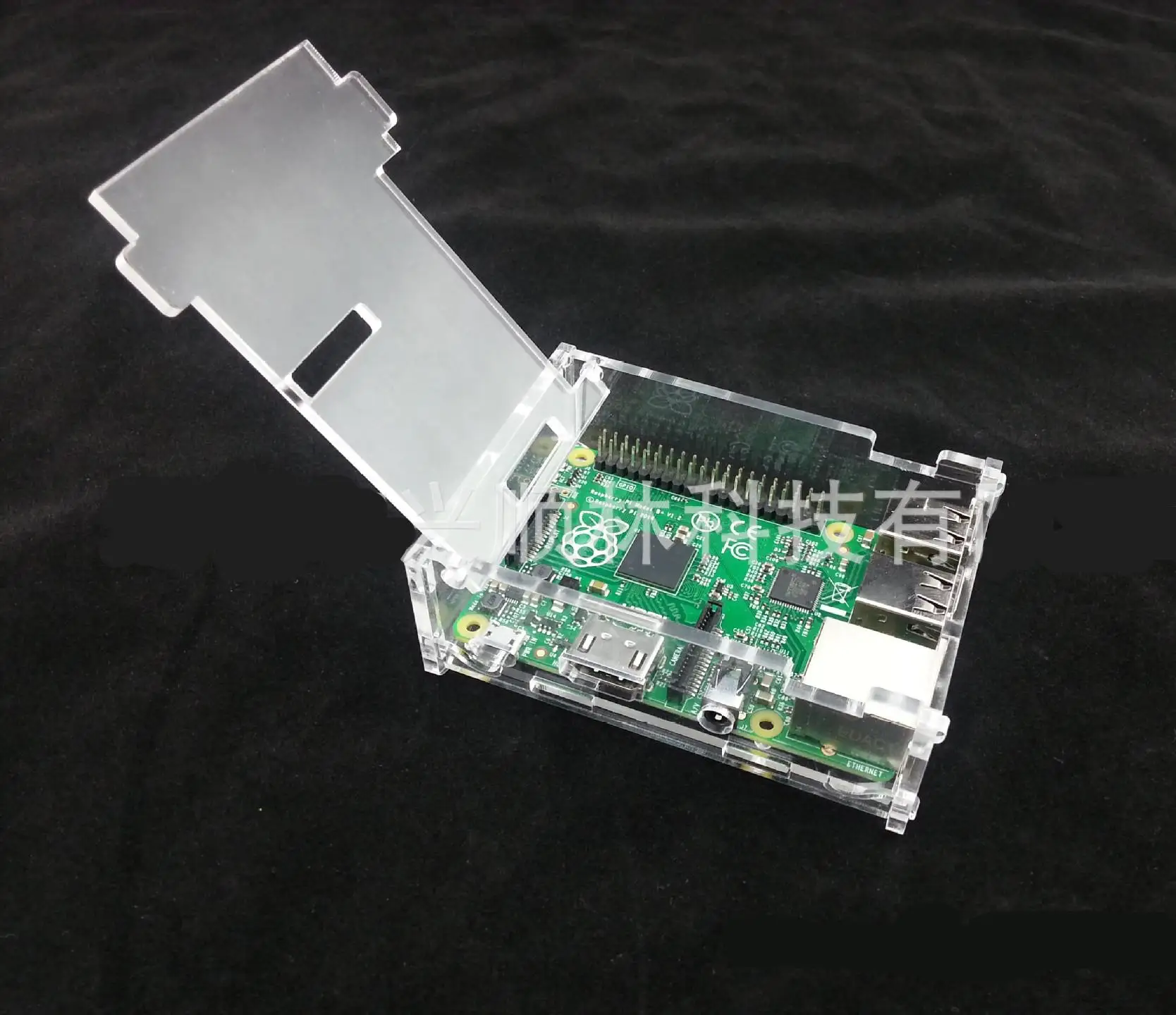 Акриловый корпус Чехол коробка наборы для Raspberry Pi Модель B+ компьютер