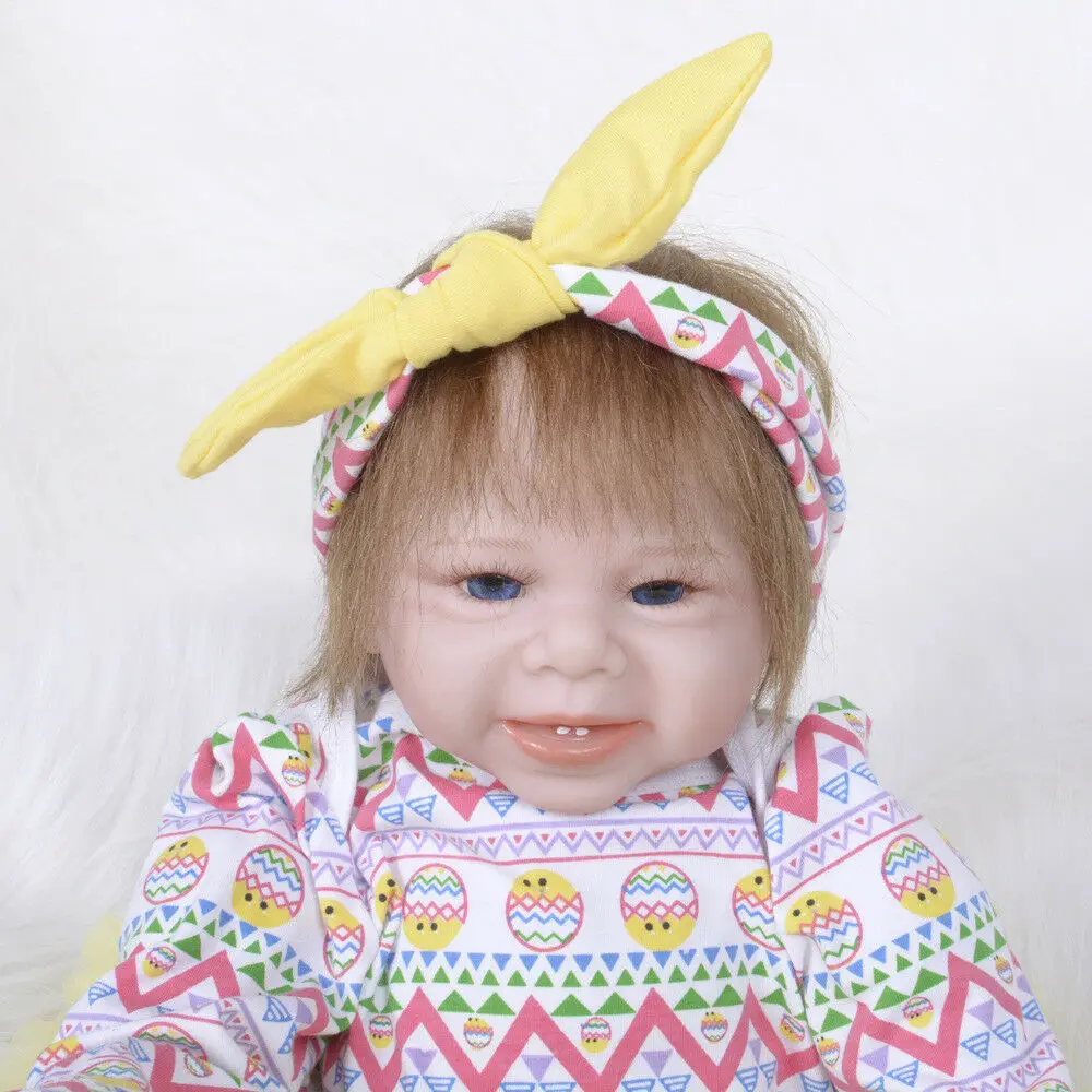 2" силиконовая виниловая кукла и одежда Reborn Bebe прекрасная новорожденная Реалистичная кукла для девочек, игрушки для детей