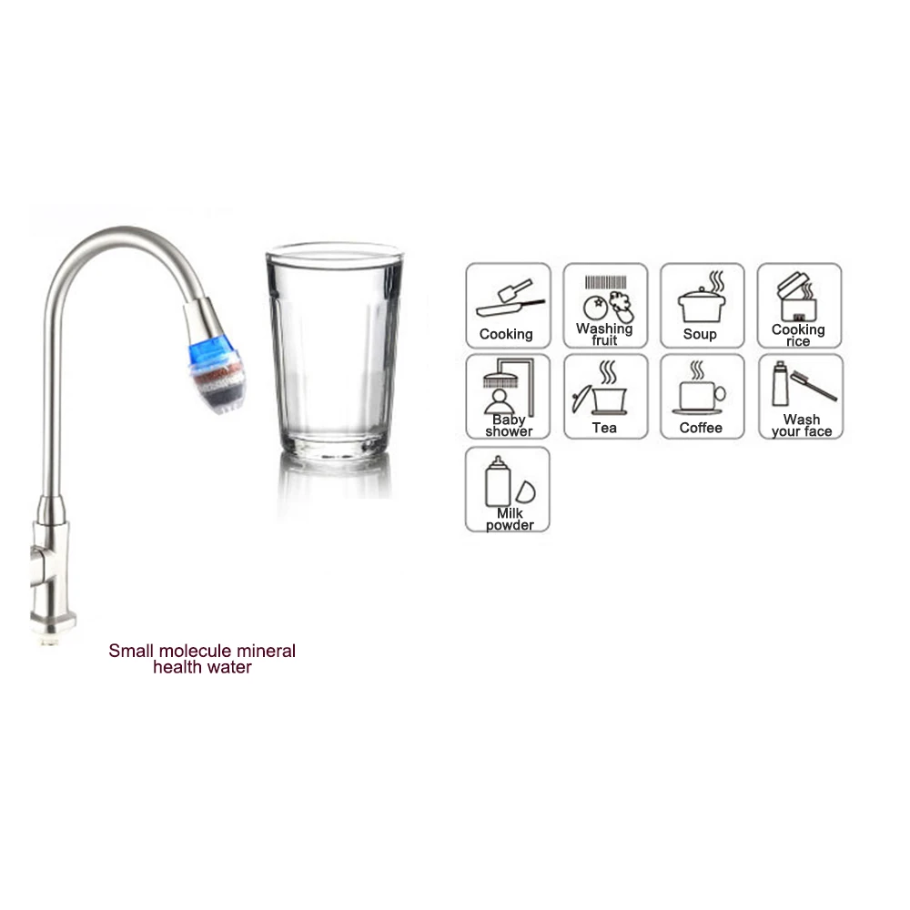 Household Tap Water Purifier Carbon Faucet Water Filter Remove Rust Suspended Kitchen Water Cleaner Water Filtration System Household Tap Water Purifier Carbon Faucet Water Filter Remove Rust Suspended Kitchen Water Cleaner Water Filtration System