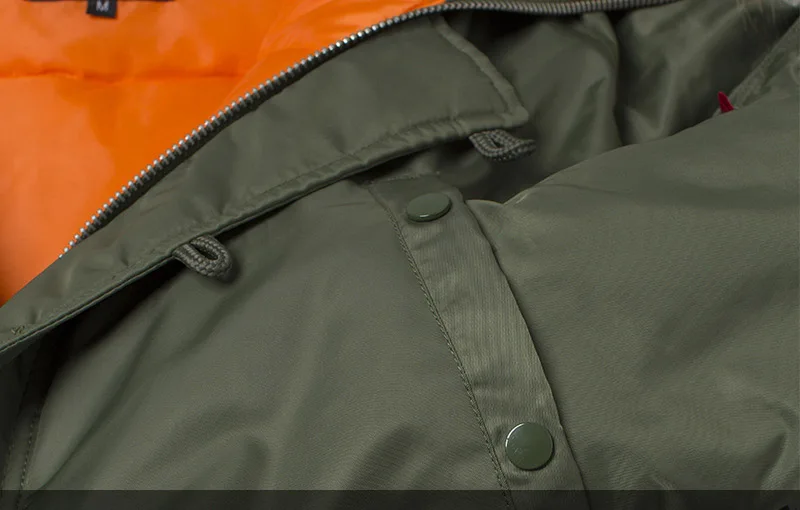 Men Winter Warm Bomber Jackets With Fur Collar Military Thermal Hooded Long Jackets Outwear For Male Parkas Multi Pockets (5)