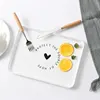 Exquisite Nordic Creative Multi-Function Rectangular Plastic Serving Tray Kitchen Organizer Home Kitchen Fruit Dessert Tray 4