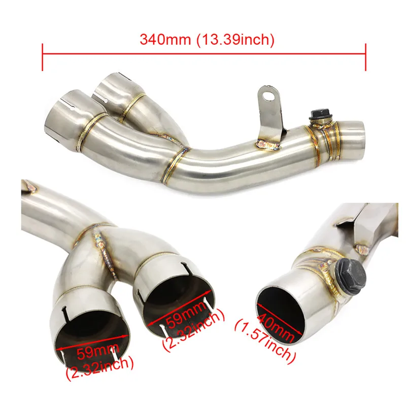 Motorcycle Exhausts & Exhaust System Parts For Yamaha R6 20062019 Mid