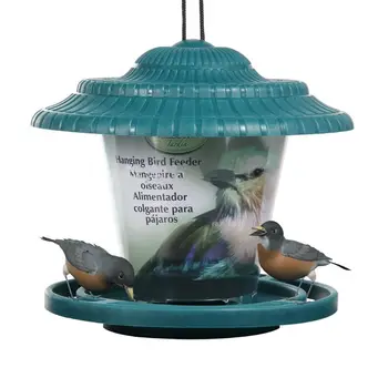 

Plastic Hanging Hook Bird Food Container Bird Feeder Pet Supplies Garden Outdoor Decoration