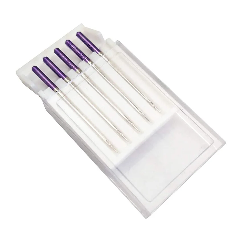 Household Sewing Machine Parts Singer Brother Janome Purple Tip Needles