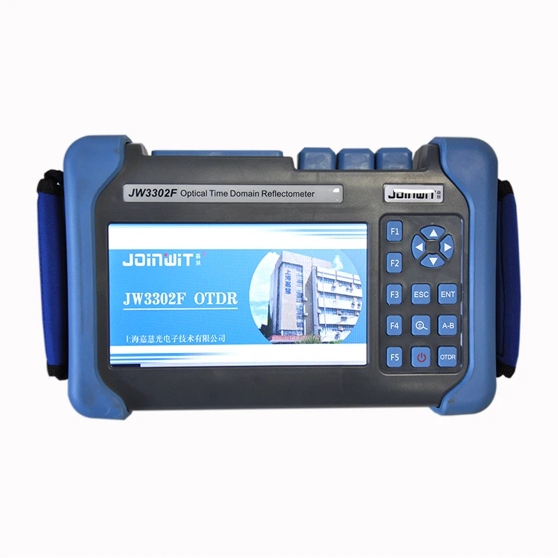 Integrated JW3302F Touch Screen portable otdr multimode fiber optic cable drum test
