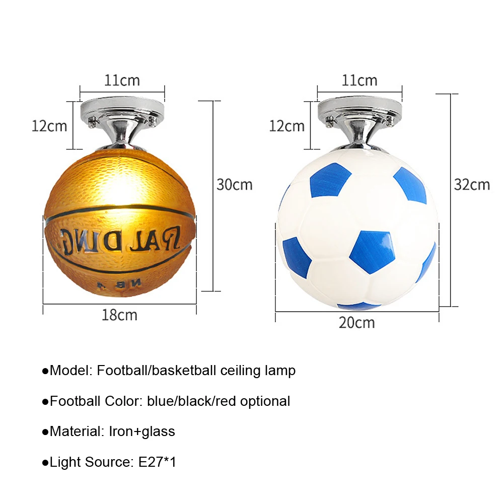 Luminária de teto led para bola de