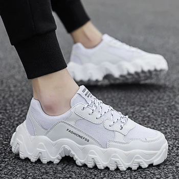 

Big Size 39-44 Men's Casual Shoes Sport Sneakers Men Outdoor Shoes Lace Up Chaussure Homme Tennis Masculino Dropping Fashion