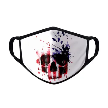 

Independence Day Reusable Cotton Comfortable Breathable Safety Air Mist Respirator Reusable Man Woman mascaras Toiletry Kits