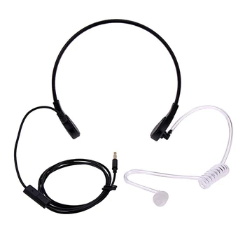 

1pin 3.5mm Throat Mic Microphone Covert Acoustic Tube Earpiece Headset For Samsung/HTC/LG/Blackberry/MOTORO Smart Phone Earphone