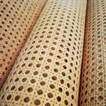 40/45/50CM X 2-3 metri rotolo di tessitura di canna Rattan naturale reale Indonesia per sedia tavolo soffitto decorazione della parete materiale per mobili