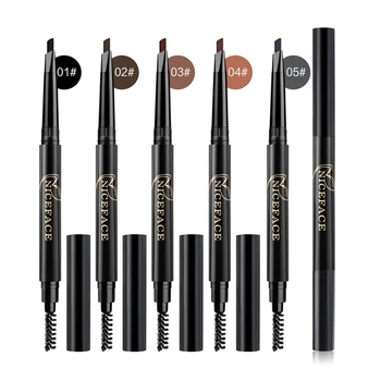 

NICEFACE Long-Lasting Waterproof Double-head Automatic Eyebrow Pencil Eyes Makeup Brand #E17017