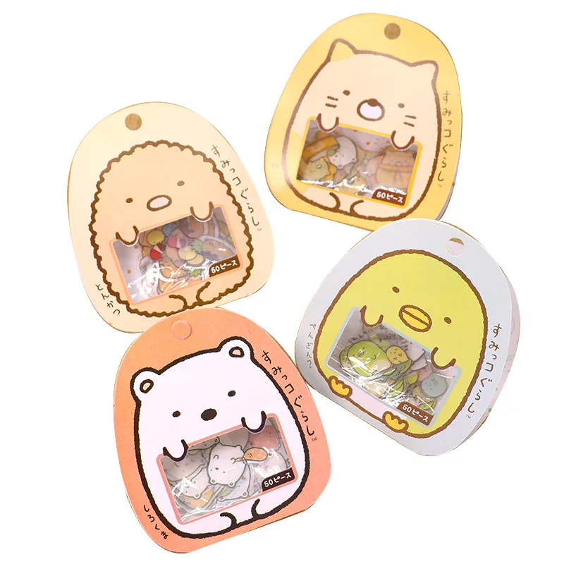50 шт. Sumikko Gurashi Мультяшные наклейки с животными планировщик для скрапбукинга