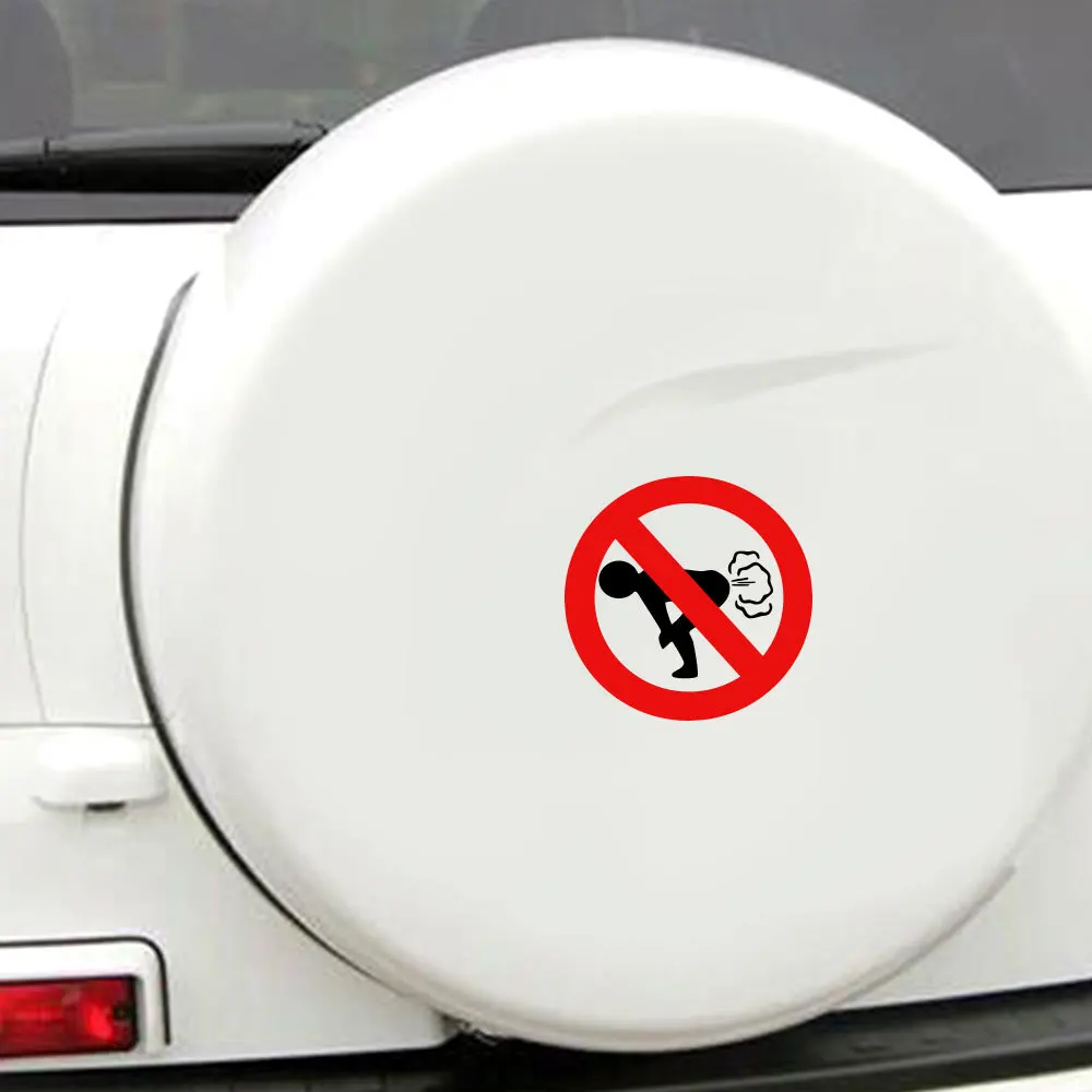 

No fart Car Sticker Removable Decal automobile decoration Vinyl personality Car Rear window door Sticker decor ANY SIZE HY1725