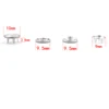 Pearl Buckle  Snap Buttons Dies Hand Pressure Five Claw Buckle Clasp Snap Fastener Installation  Buckle Tools 5