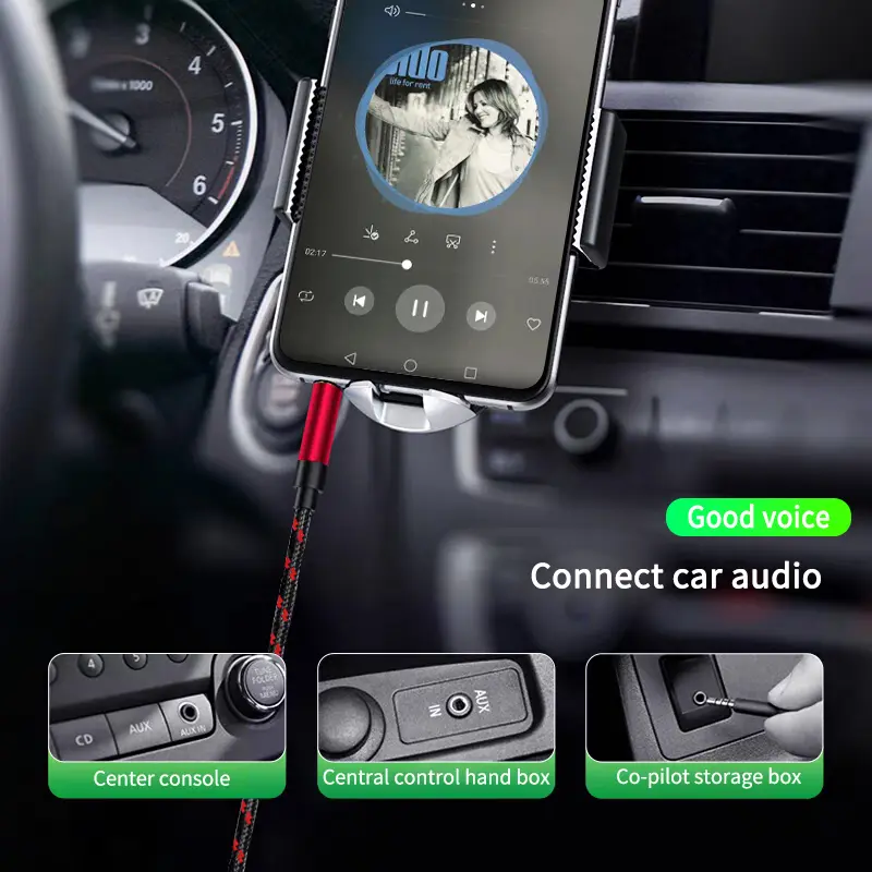 3.5mm Jack Extension Audio Cable Audio Cable Line Aux Cable 0.5m/1m/2m/3m for iPhone Samsung Car Headphone Xiaomi Audio Jack - Image 2