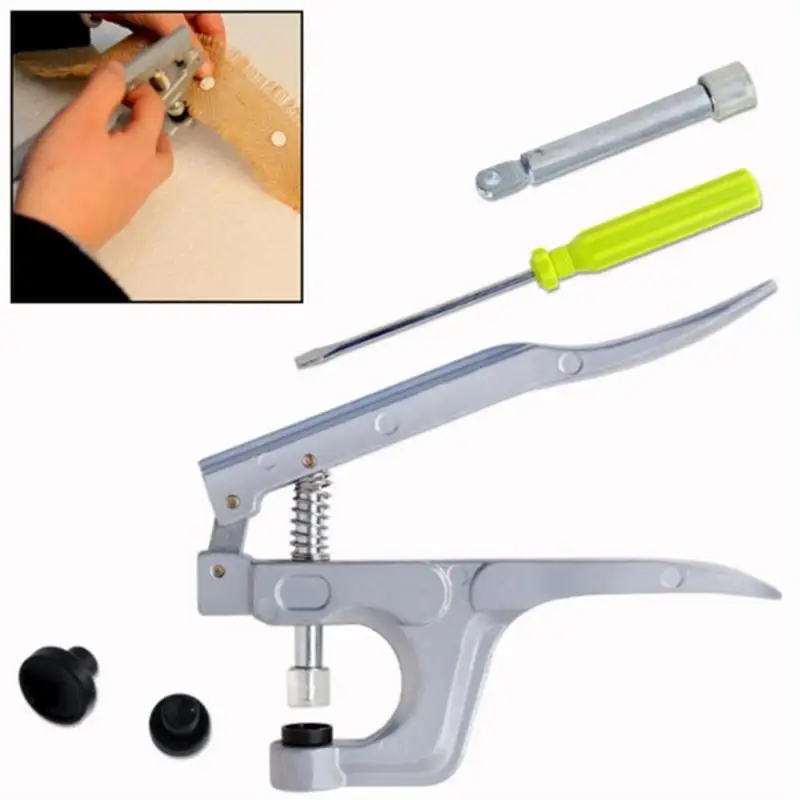

1Set Button Hand Press Machine Fastener Snaps Pliers Punching Tool T5 Resin Snap Buttons Press Stud Cloth for DIY Sewing Tools