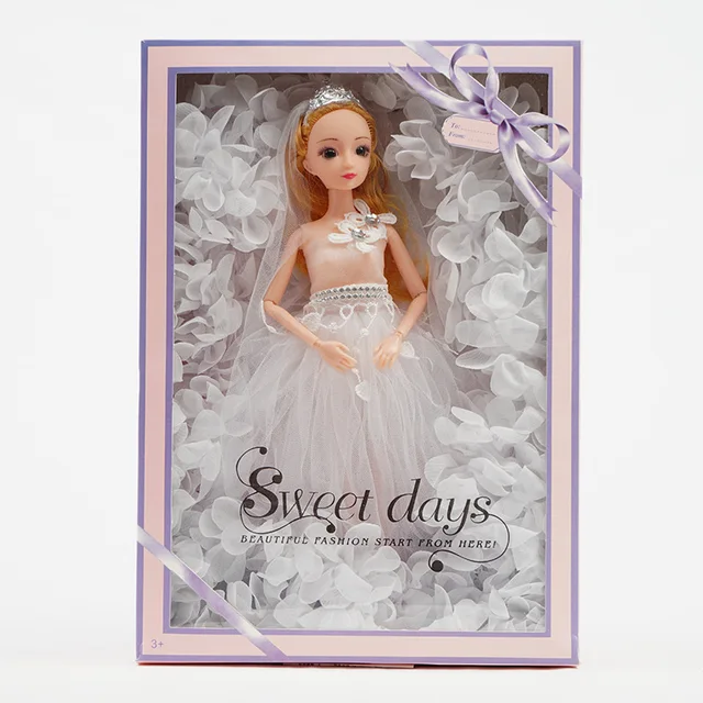 aangenaam Willen Lyrisch 40cm Beautiful Handmade Creative Barbie-doll Wedding Dress Princess Evening  Party Ball Mini Long Gown Skirt Girls Kids Toys Gift - Dolls - AliExpress