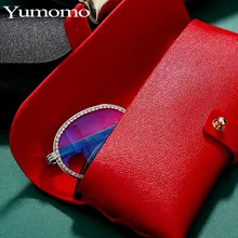 Модный мужской женский портативный Чехол для очков с магнитной застежкой из искусственной кожи, складная коробка для очков, большие солнцезащитные очки, сумка