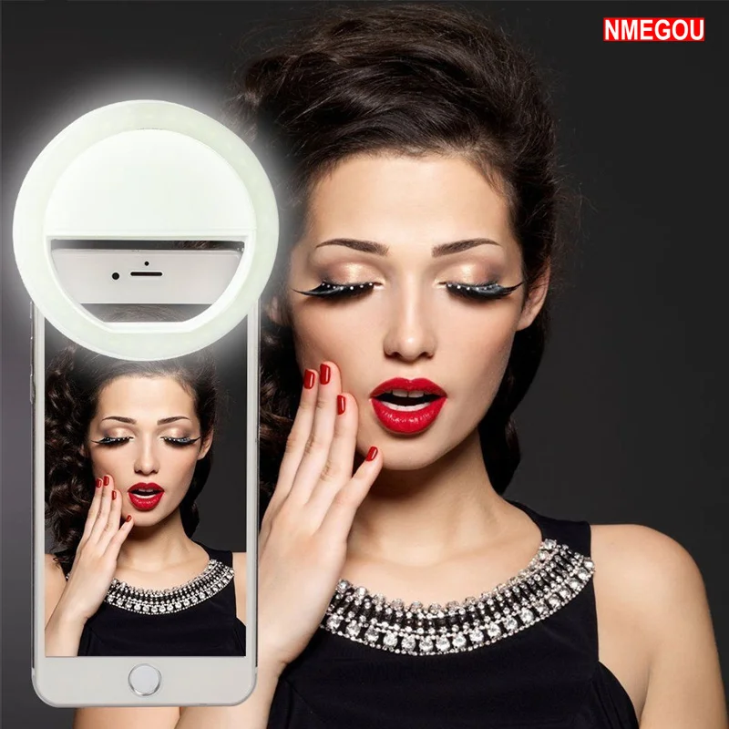 

Mobile Phone Flashes & Selfie Lights Ring for IPhone XS Max XR X 8 7 Plus Samsung Galaxy S9 S10 S8 Smartphone Camera Led Flash