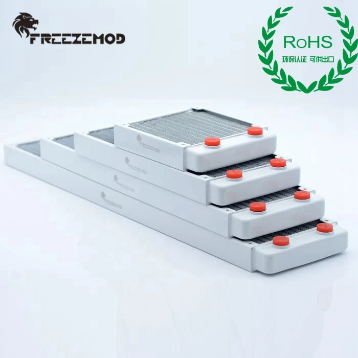 FREEZEMOD компьютер ПК водяной охладитель пианино краска белый цвет медный ЦП