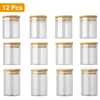 12 Pcs round jars