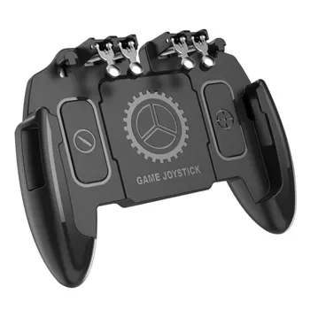 

Mobile Joystick Controller Turnover Button Gamepad For PUBG iOS Android Six 6 Finger Operating Gamepad With Cooling Fan