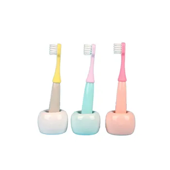 

2-5 Years Baby Toothbrush Children's Training Toothbrush Soft Mushroom Handle kids Oral Care Toothbrush 3 sticks