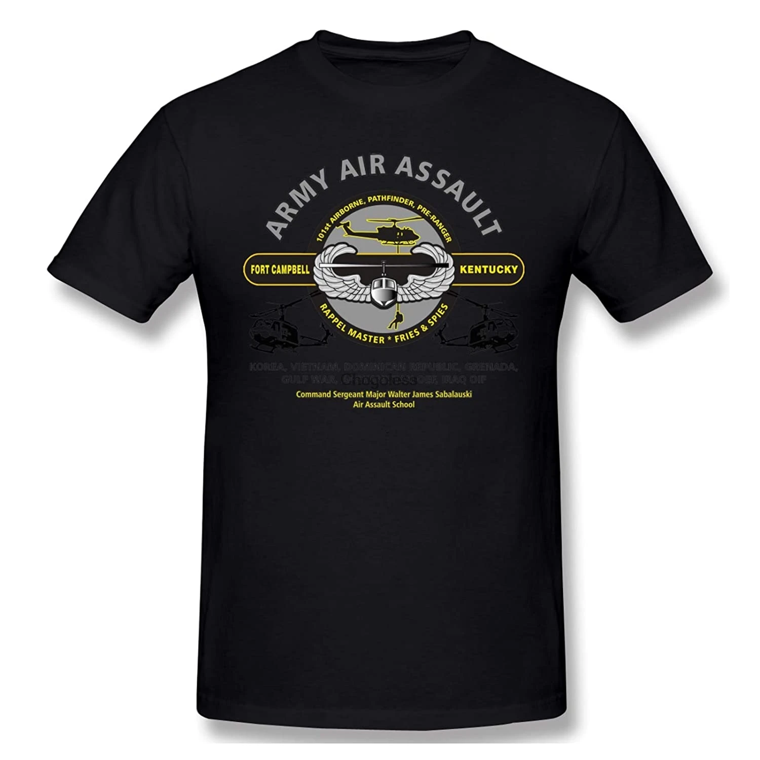 JEAR армии США 101st Airborne воздуха штурмовой Для Мужчин's Повседневное футболки с