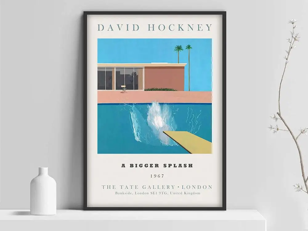 David Hockney's A Bigger Splash (1967) Painting: What You Need to