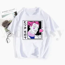 

HISOKA MOROW Zoldyck Hunter X Hunter Anime T Shirts Tops Tees Men Women Short Sleeve Casual T Shirt Streetwear Funny