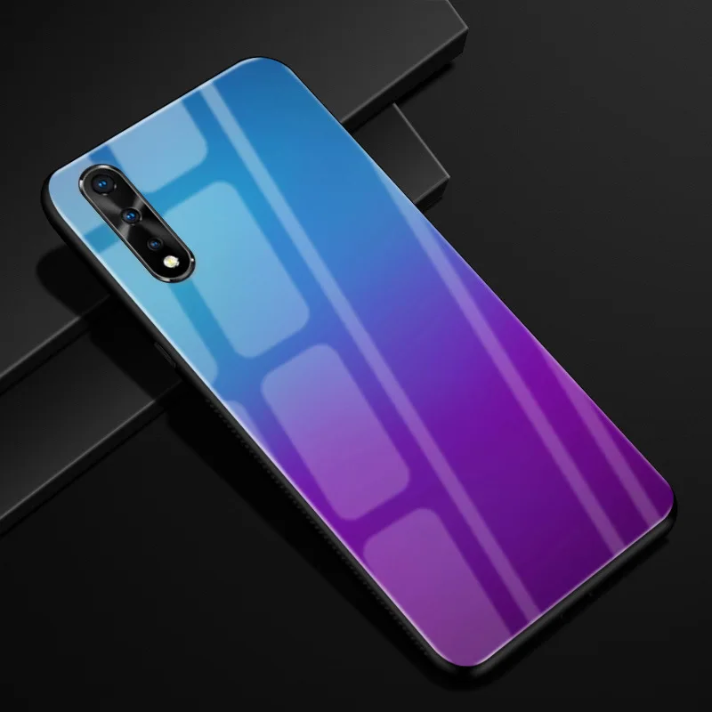ДЛЯ VIVO V17 Neo чехол для телефона Новая мода закаленное стекло крышка для VIVO V17 Neo V17Neo чехол защитная задняя крышка V 17 Neo - Цвет: 12