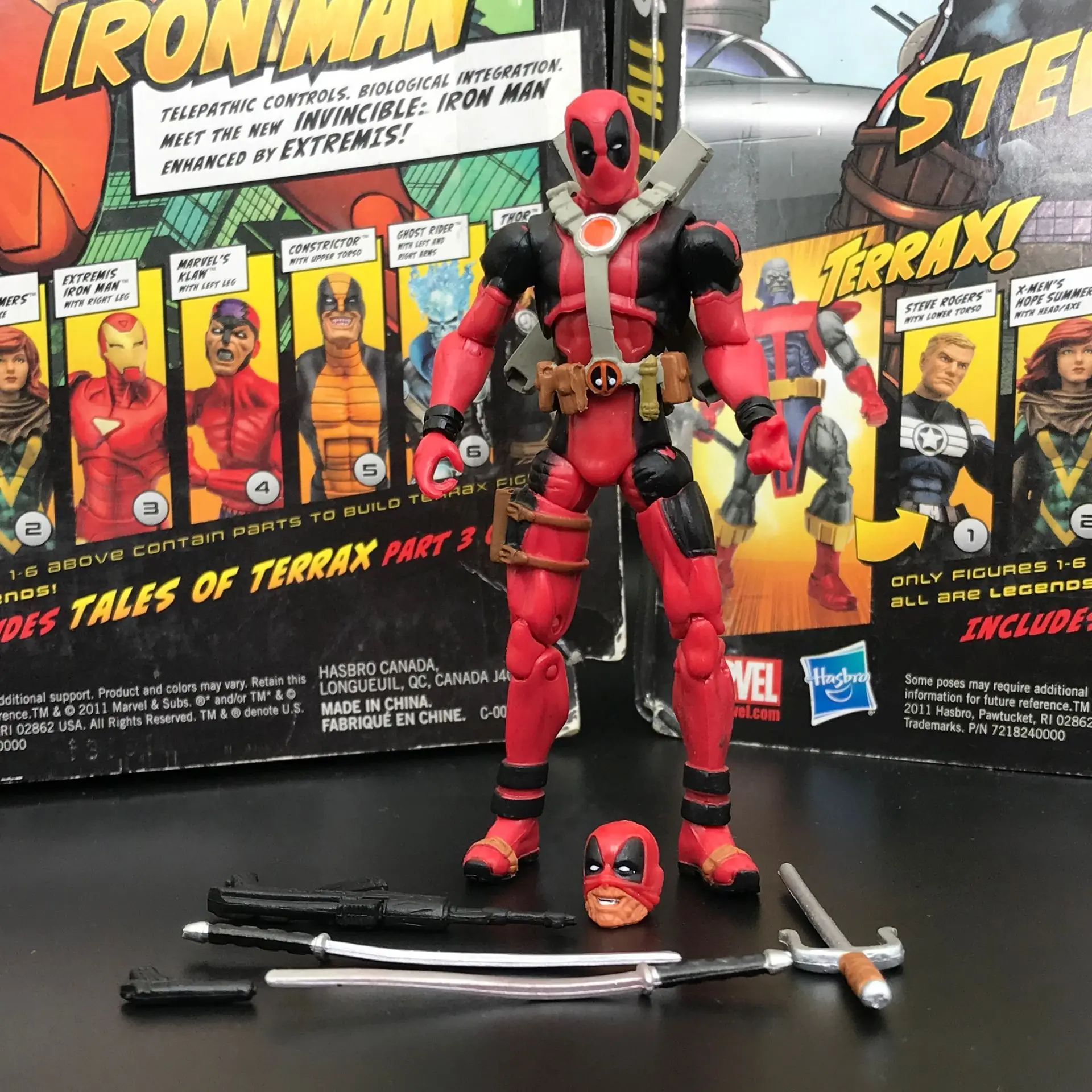 Mu Universe 3 75 Deadpool With A Extra Half Masked Head Loose Action Figure Marvel Universe Figure Toyaction Figure Toys Aliexpress