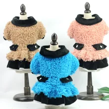 Футболка для собак, чистый цвет, Кашемировое плюшевое теплое пальто для домашних животных, кошек, теплая одежда, модная, для отдыха, теплая, мягкая, удобная