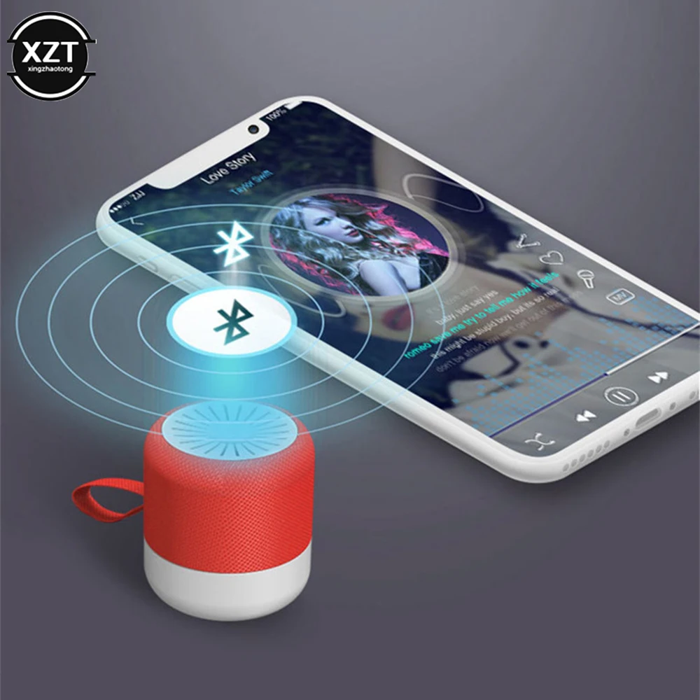 M12 Mini Wireless Bluetooth 4.2 Speaker Gift Small Portable Stereo Sound for Iphone X XS Huawei | Электроника
