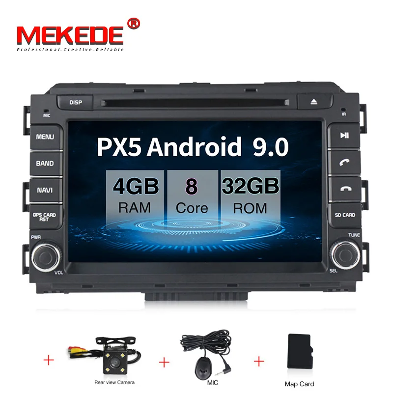 32G DVD CAMERA MEKEDE HD 2 Din Android 9,0 автомобиль радио для Kia Carnival автомобильный аудио стерео DVD Зеркало Ссылка - Цвет: 32G DVD CAMERA