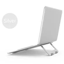Складная подставка для ноутбука, Алюминиевый Регулируемый Настольный держатель для планшета, настольная подставка для мобильного телефона для iPad Macbook Pro Air notebook