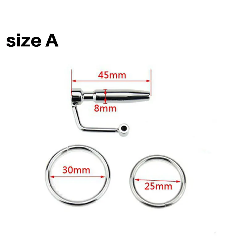 Urethral dilator WAKEWAY stainless steel congestion stimulation penis ring masturbation couple