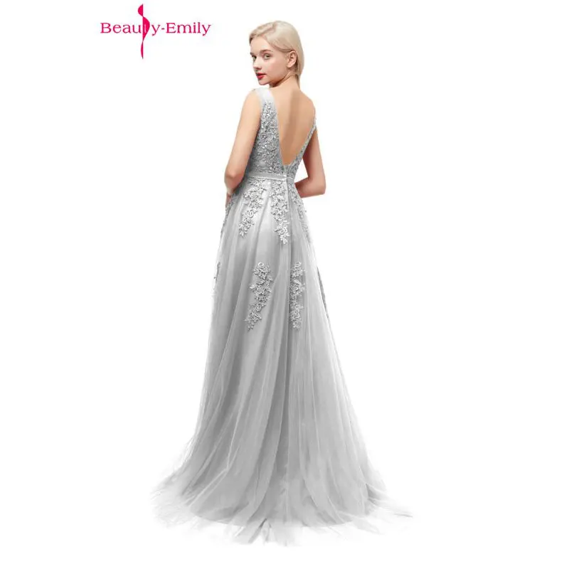 Beauty Emily Robe De Soiree кружевные сексуальные длинные вечерние платья с открытой спиной элегантные вечерние платья в пол