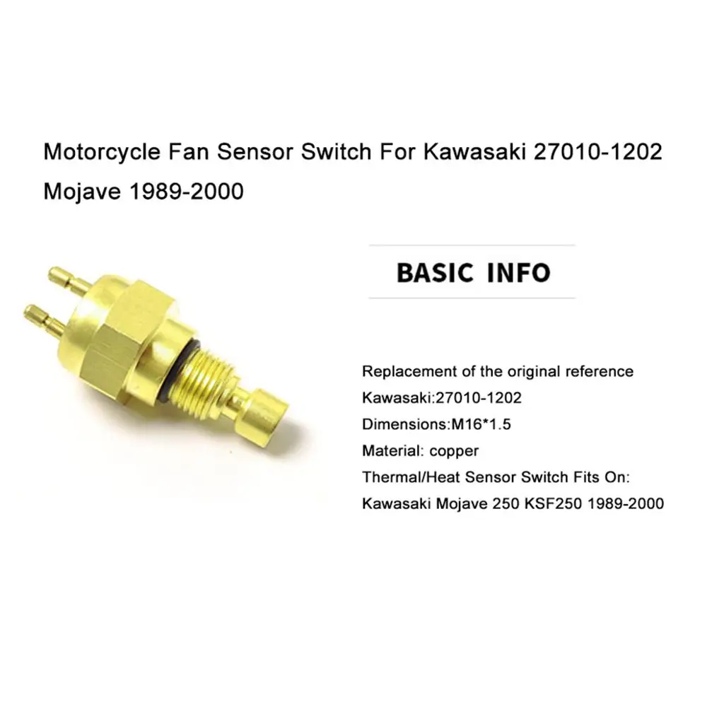 Датчик вентилятора мотоцикла переключатель для Kawasaki 27010-1202 Mojave 1989-2000