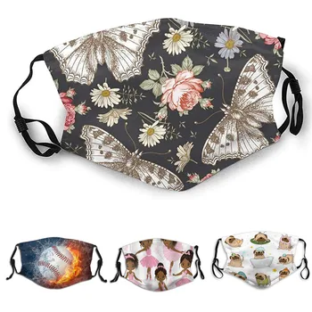 

Mascarilla Flower Face Mask Fashion Adult Mouth Masks For Face Masks Washable Earloop Mask Mouth Caps Washable