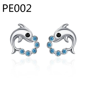 

PE1 Jewelry 12 Constellation Stud Earrings Birthday Gift For Women Girls MM