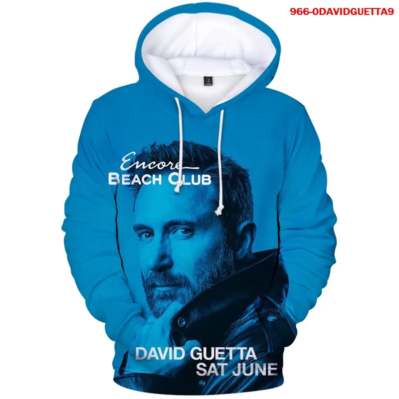 

2020 Fashion DAVID GUETTA Sweatshirt Ladies Plus Size Hoody Winter New Harajuku Retro Plus Size Casual Men Women's Hooded Jacket