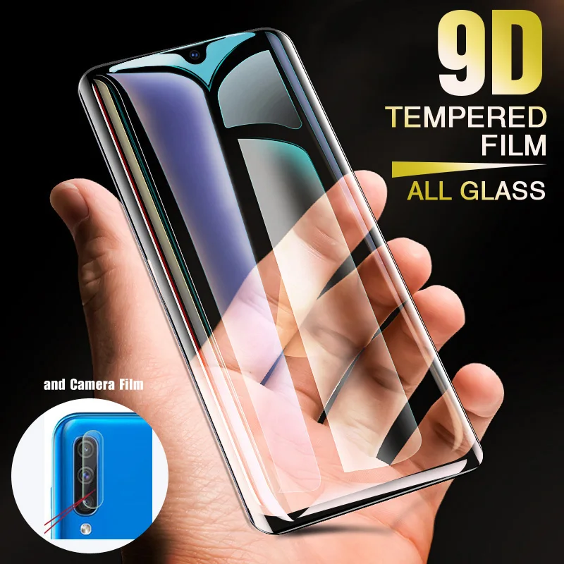 

2 In1 For Samsung Galaxy M20 Glass Camera Lens Film Screen Protector on For Galaxy M30 M10 SM M20 M 20 Protective Tempered Glass