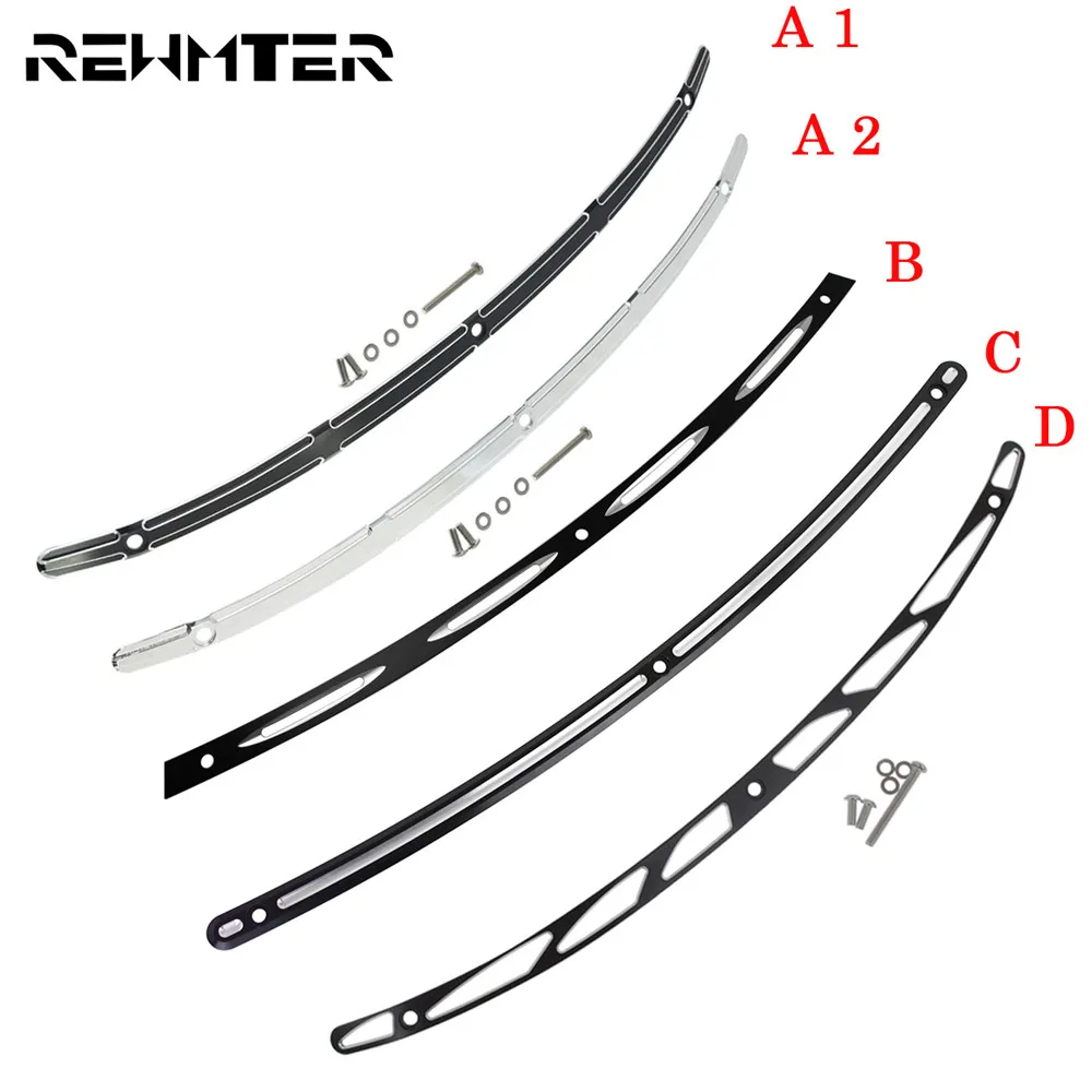Parabrezza Moto Parabrezza Trim Cnc Nero/Cromato Per Harley Touring 1996 2014-2023 Electra Glide Street Glide Flhx Flhtc