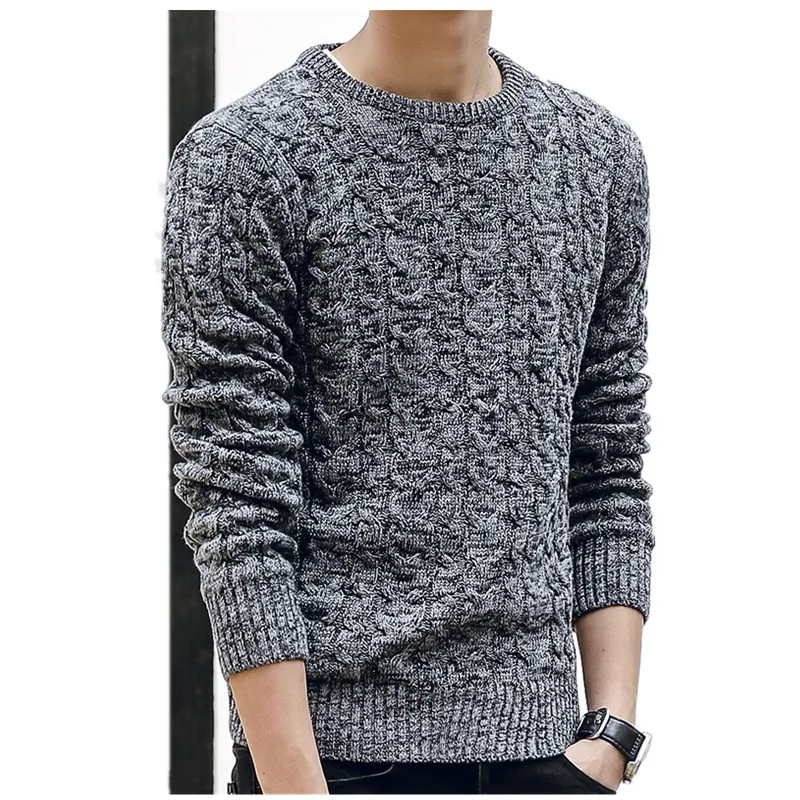 

Zogaa 2019 Men's Sweater O-Neck Winter Pullover Long Sleeve High Quality Casual Men Jumper Sweater Warm Underwear Tops Men