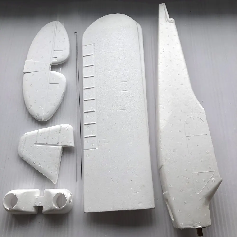 

DIY Cheap 1.2m wingspan J3 white color EPS RC Plane Model