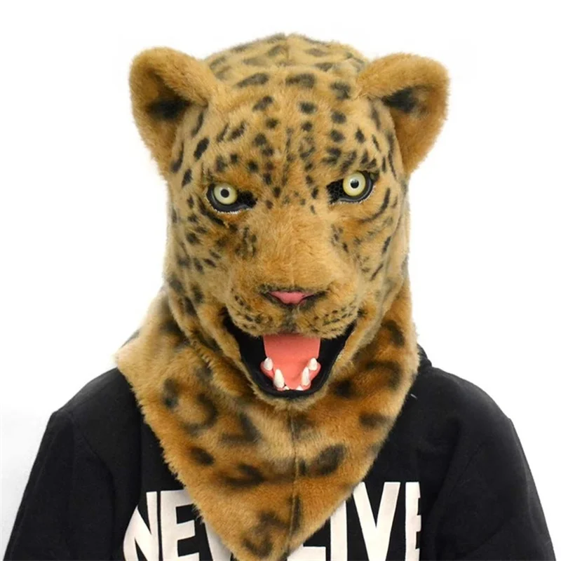 Customized Halloween Mouth Moving Mask Animal Adult Dress Up Headgear